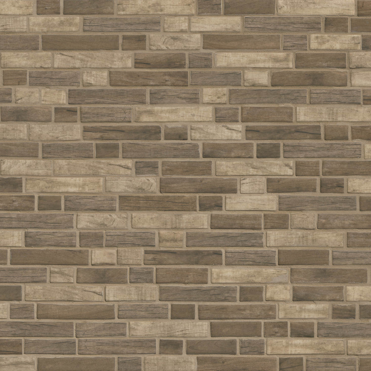 MSI Driftwood Interlocking Glass Mosaic Tile - view 4
