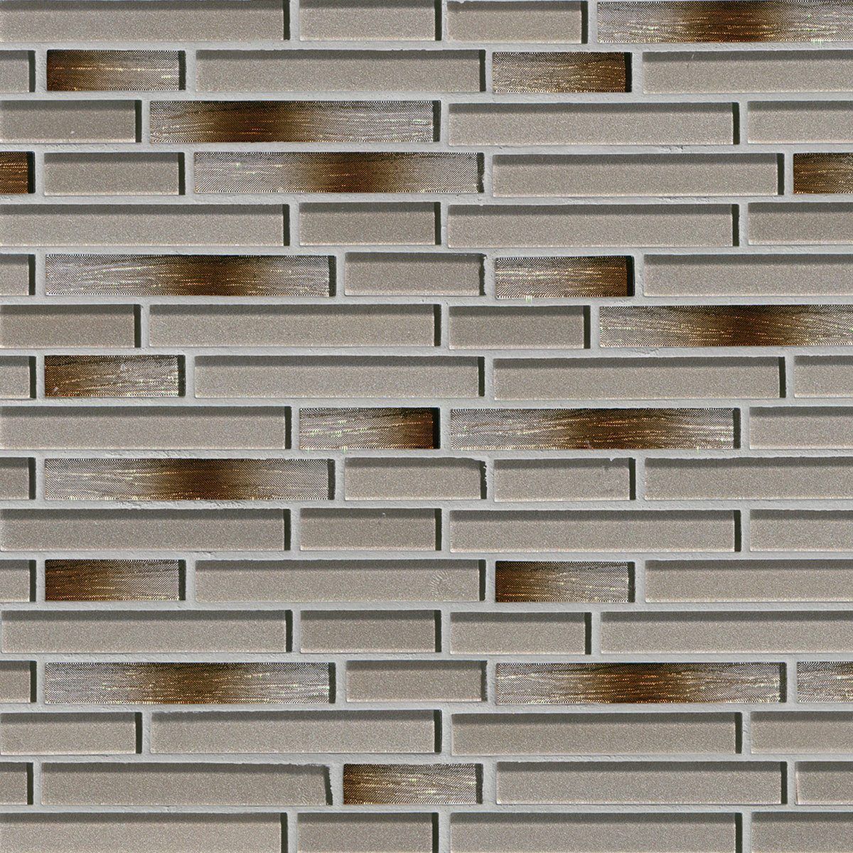 MSI Champagne Blend Interlocking Glass Mosaic Tile