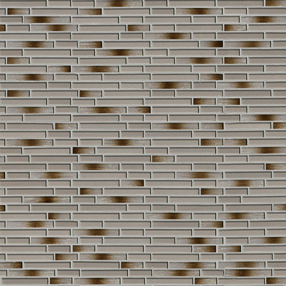 MSI Champagne Blend Interlocking Glass Mosaic Tile - view 2