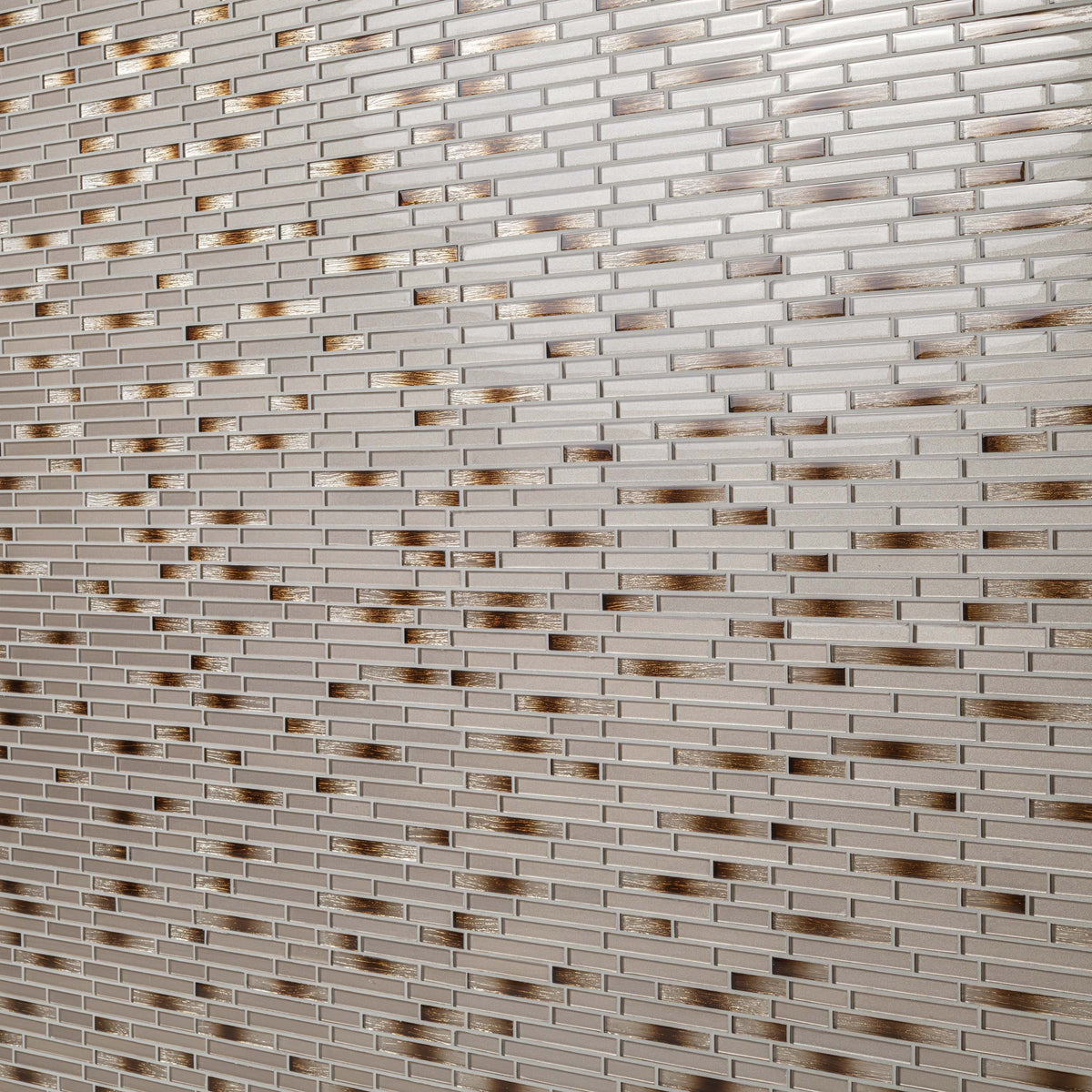 MSI Champagne Blend Interlocking Glass Mosaic Tile - view 3