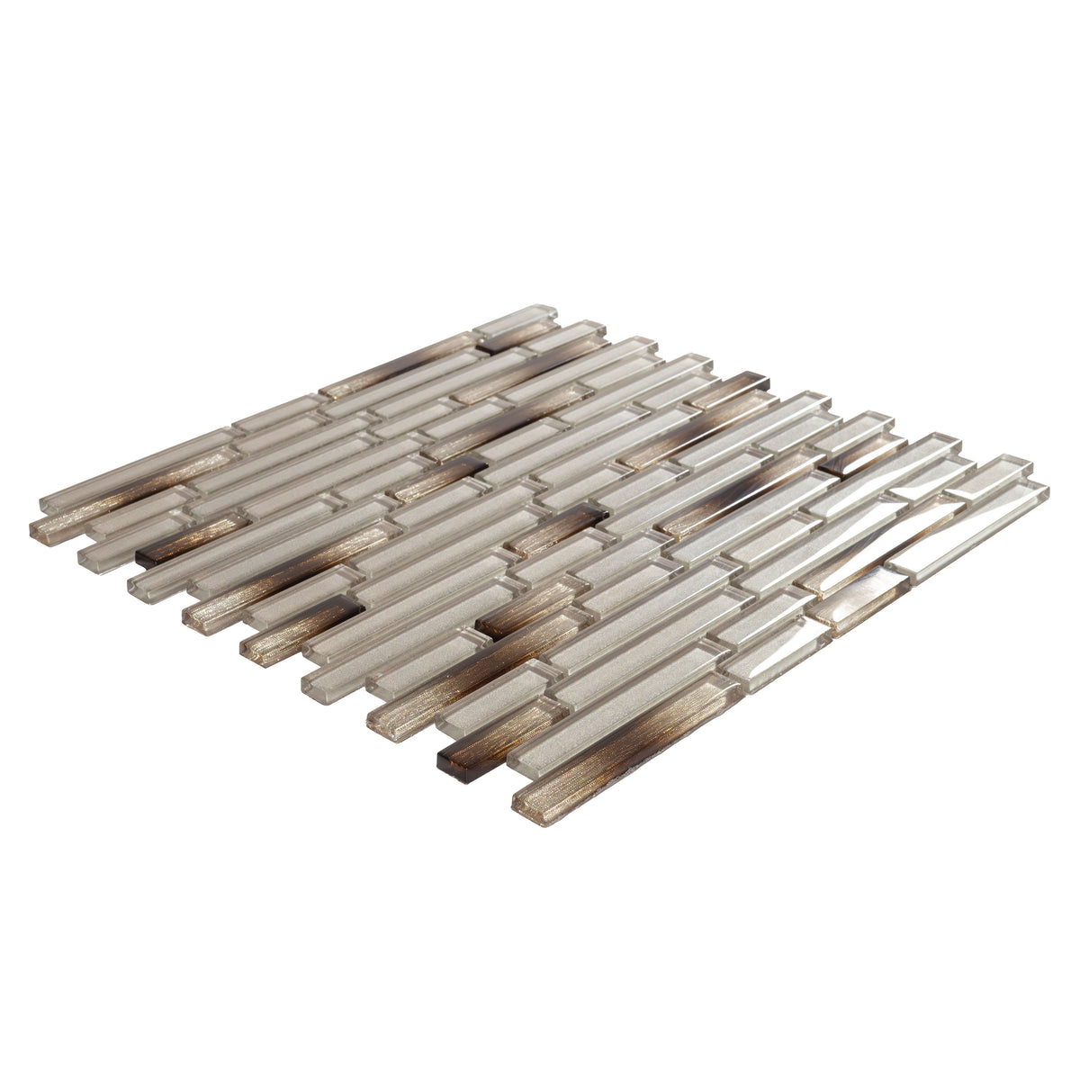 MSI Champagne Blend Interlocking Glass Mosaic Tile - view 4