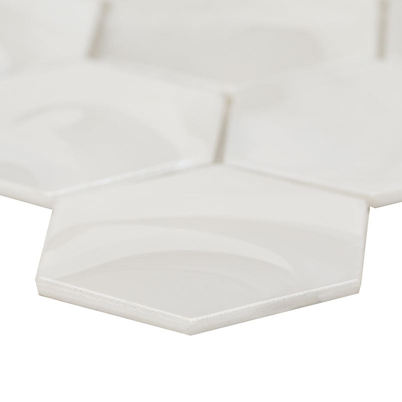 MSI Akoya Pearl 3 in. Hexagon Mosaic Tile - view 3