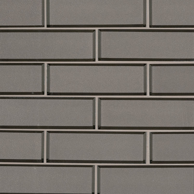 MSI Champagne Bevel 2 x 6 Glass Subway Mosaic Tile