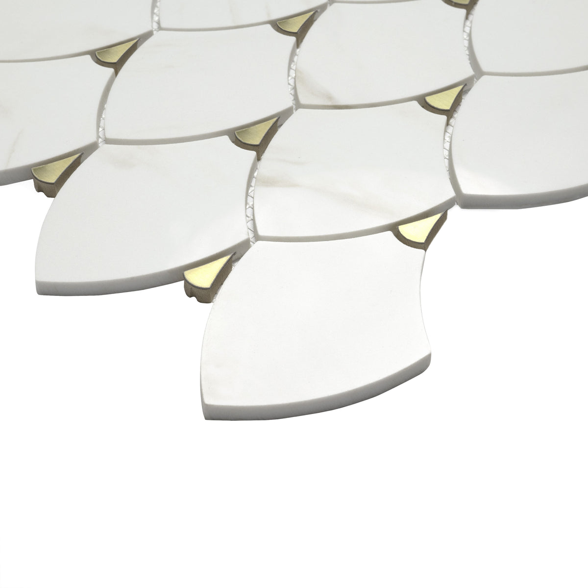 MSI Citadel Gold Trident Glass & Metal Mosaic Tile - view 3