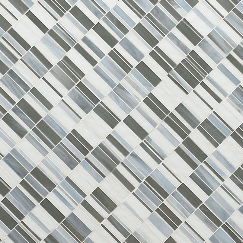MSI Citi Stax Lapis Glass Mosaic Tile - view 2