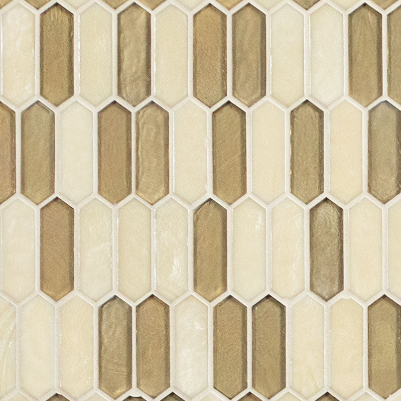 MSI Pixie Gold Glass Mosaic Tile