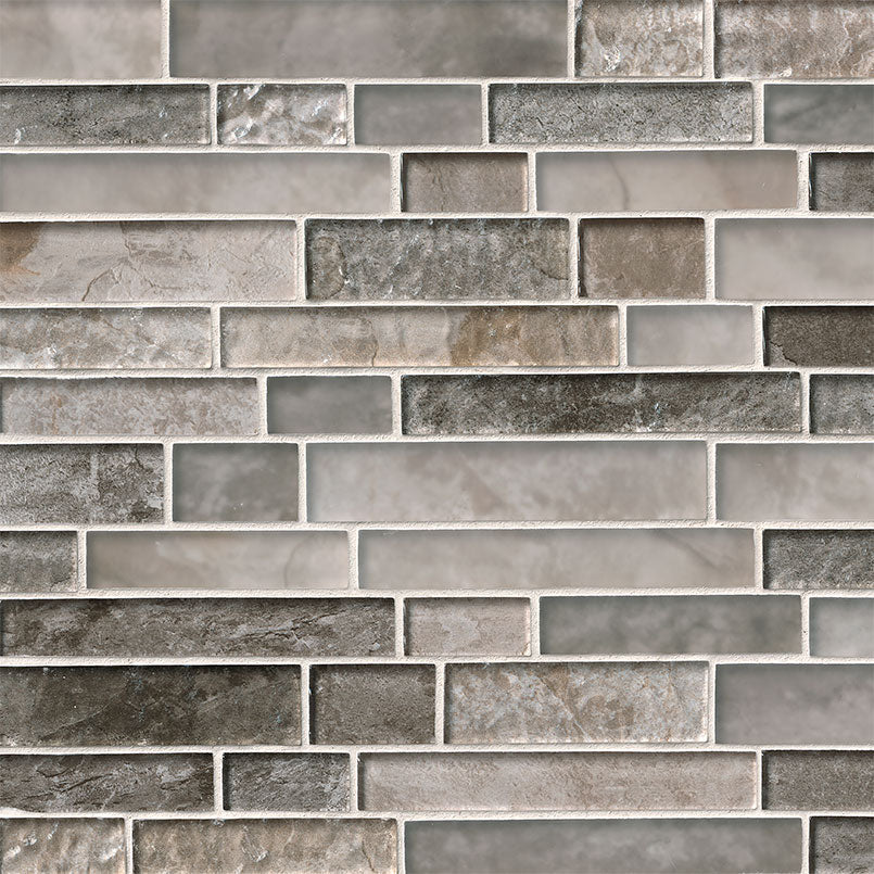 MSI Savoy Interlocking Glass Mosaic Tile