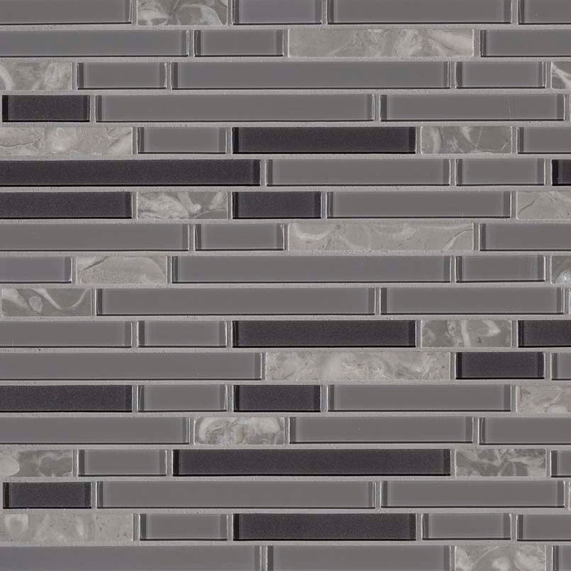 MSI Lorena Grigio Interlocking Mosaic Tile