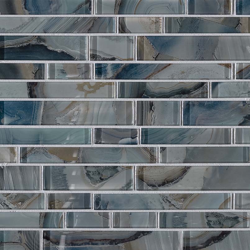 MSI Night Sky Interlocking Glass Mosaic Tile