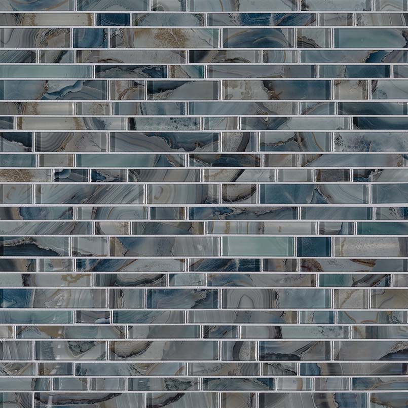 MSI Night Sky Interlocking Glass Mosaic Tile - view 2