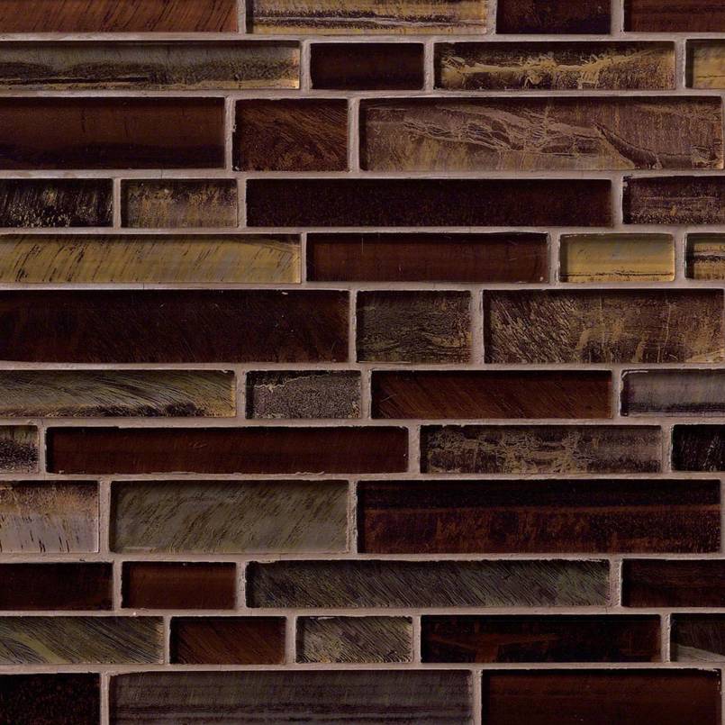 MSI Artista Interlocking Glass Mosaic Tile