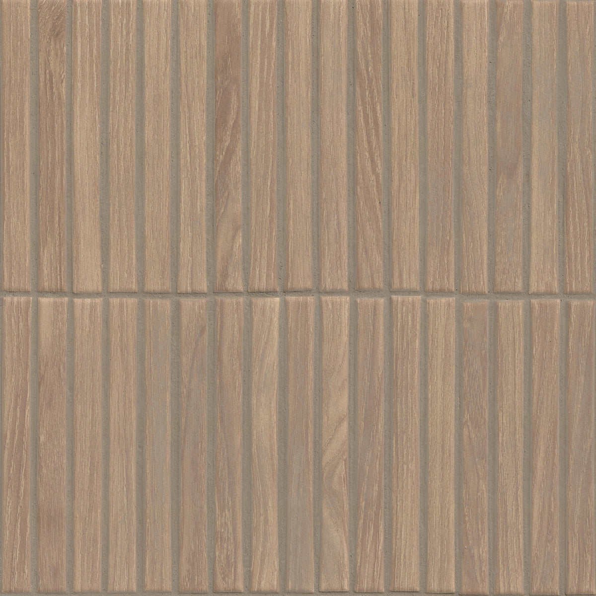MSI Bamboo Ridge Beige Stack Matte Porcelain Mosaic Tile 1