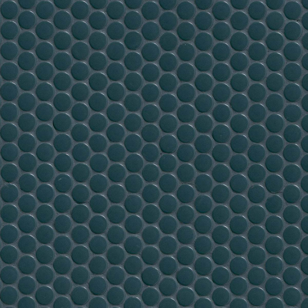 MSI Nocturne Blue Satin Penny Round Matte Porcelain Mosaic 1