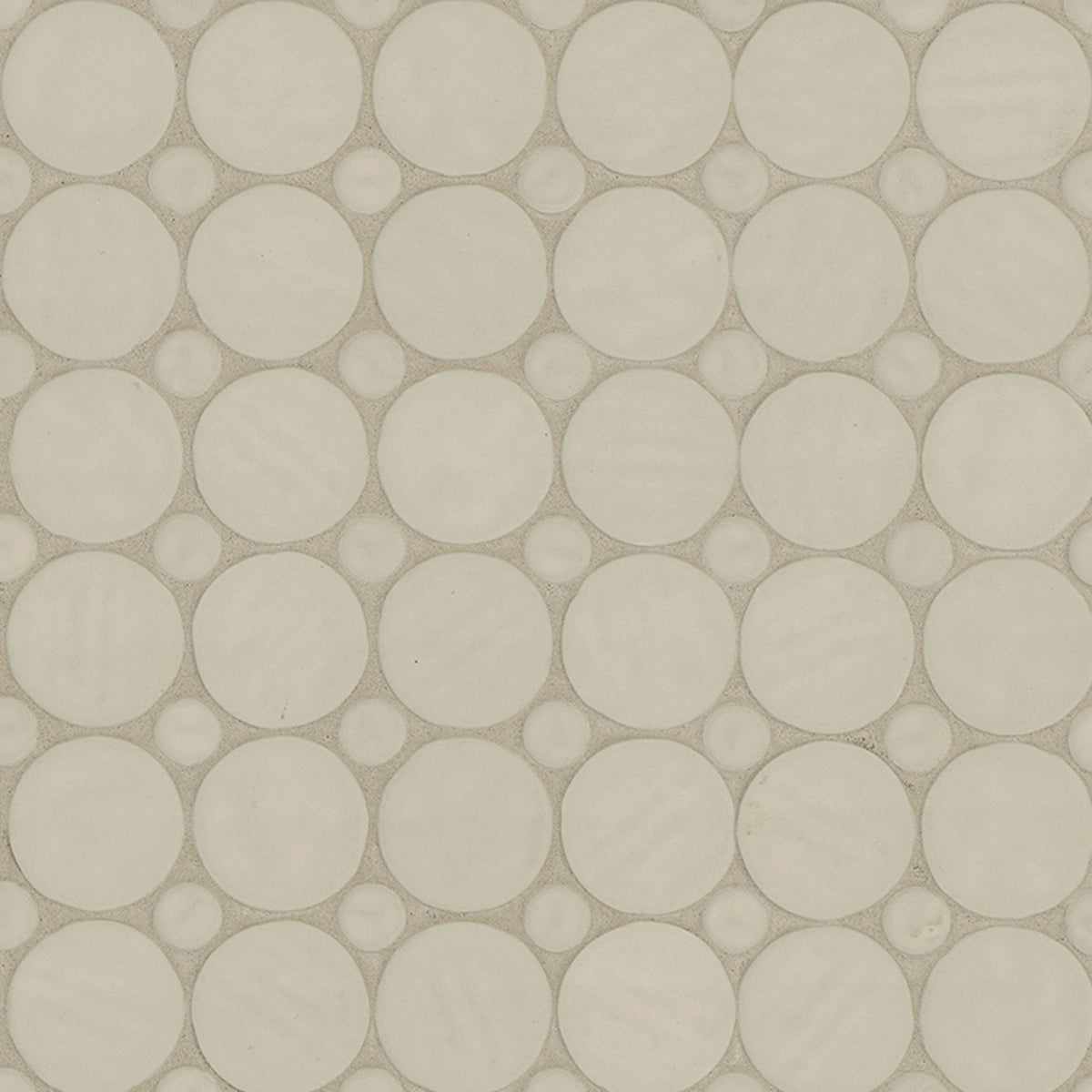 MSI Tierra Beige Multi-Size Penny Matte Porcelain Mosaic 1