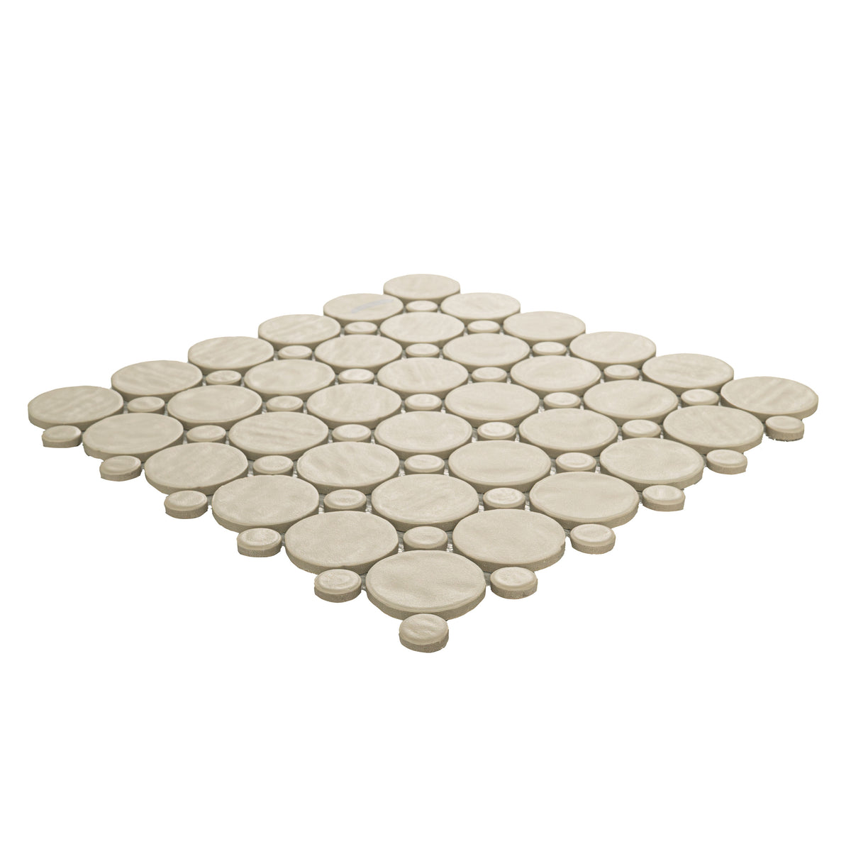 MSI Tierra Beige Multi-Size Penny Matte Porcelain Mosaic 4