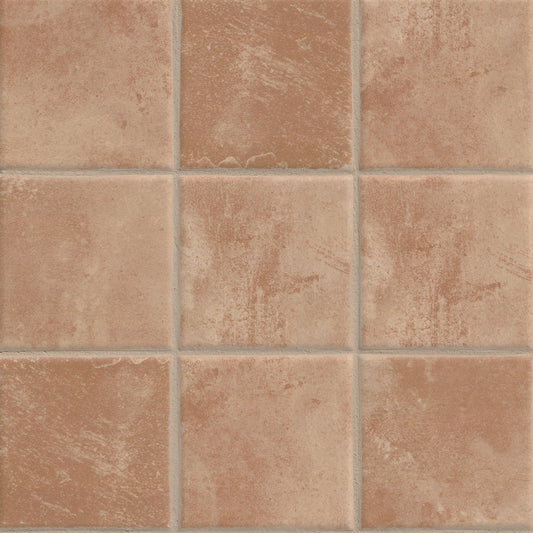 MSI Terracotta Square 4" x 4" Matte Porcelain Tile 1