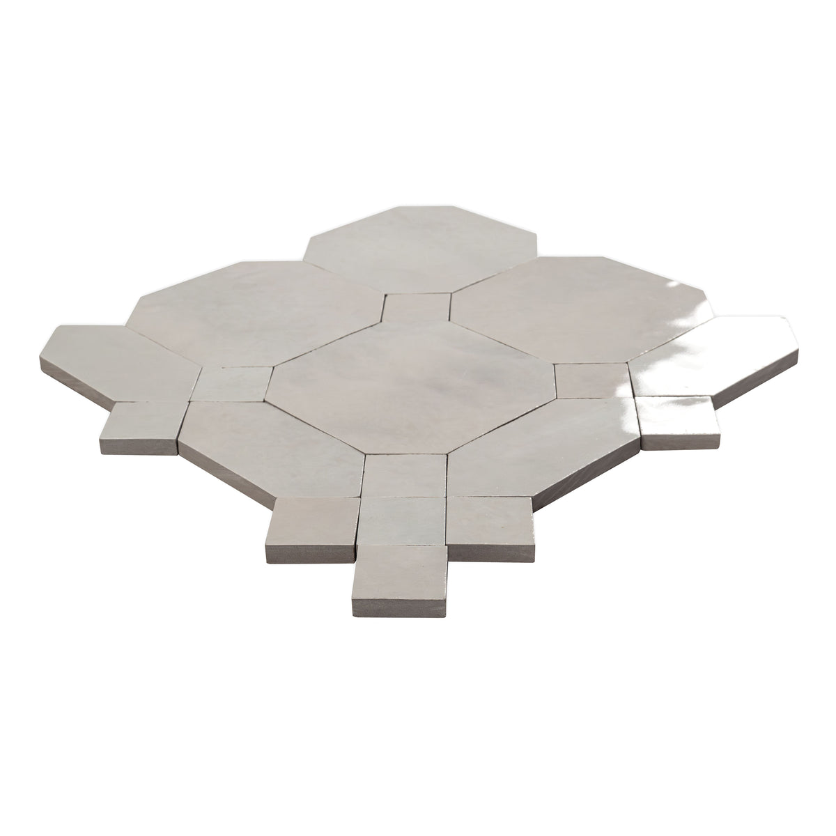 MSI Moroccan Beige Zellige Geometric Glossy Porcelain Mosaic 3
