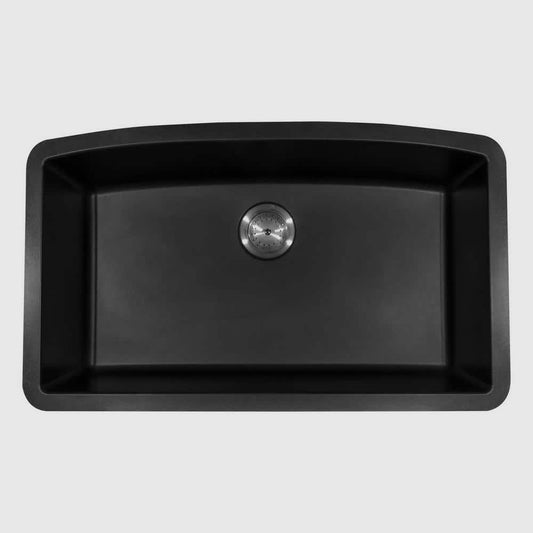 MSI black quartz single bowl 3219