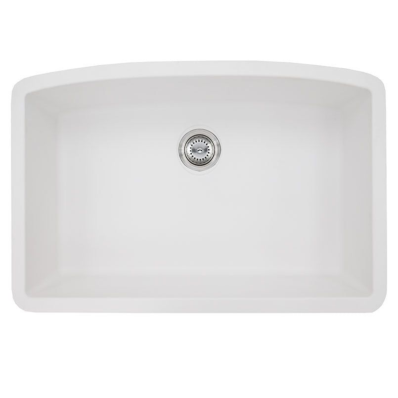 MSI white quartz single bowl 3219