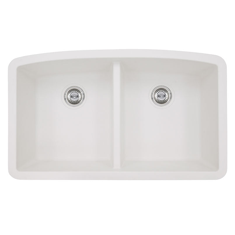 MSI White quartz double bowl 3219 sink