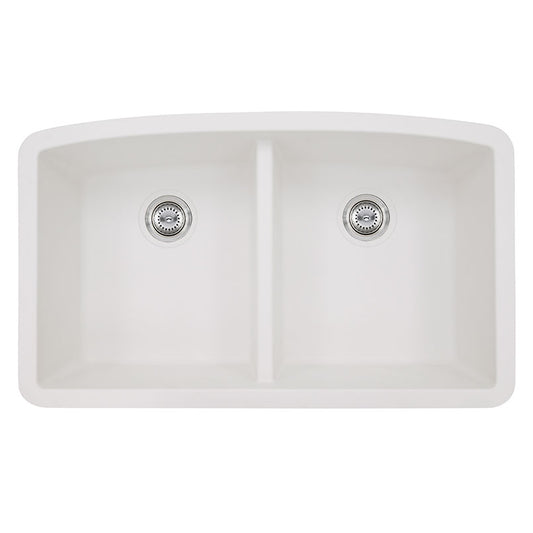 MSI White quartz double bowl 3219 sink