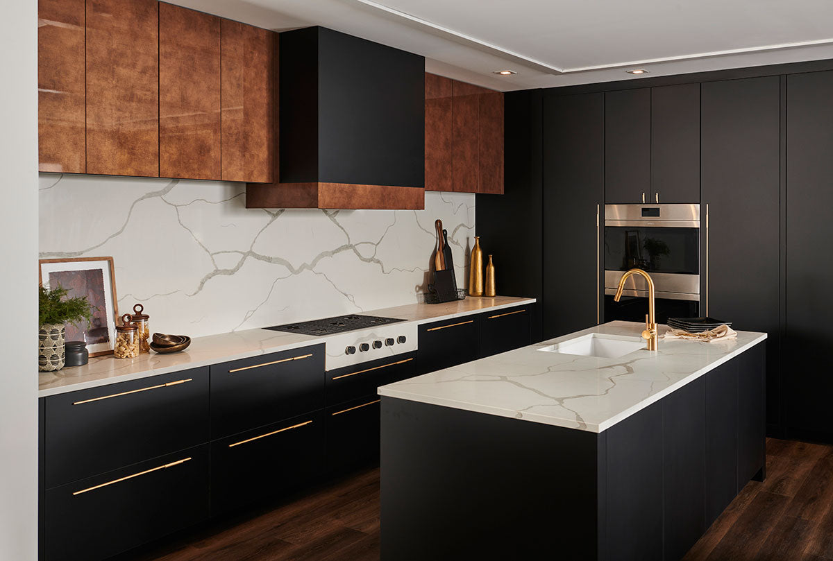 MSI Prescott vinyl flooring installed kitchen room scene