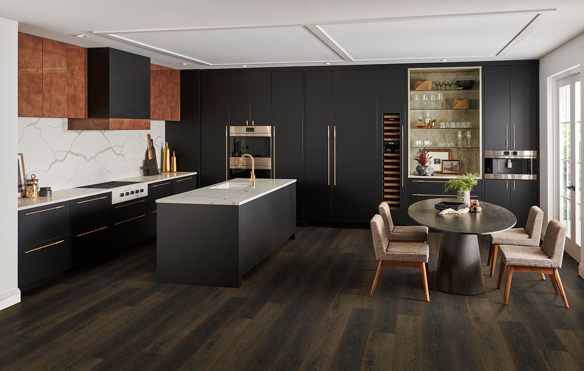MSI Prescott vinyl flooring installed room scene