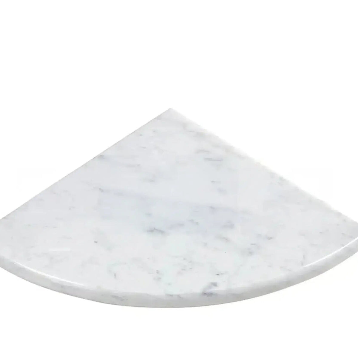 Bianco Carrara marble shower corner shelf