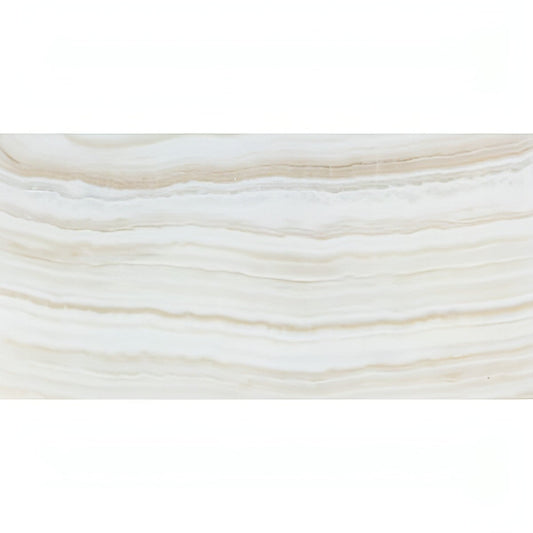 12x24 Vanilla Onyx Vein - Cut Polished Tile - Hey Tiles