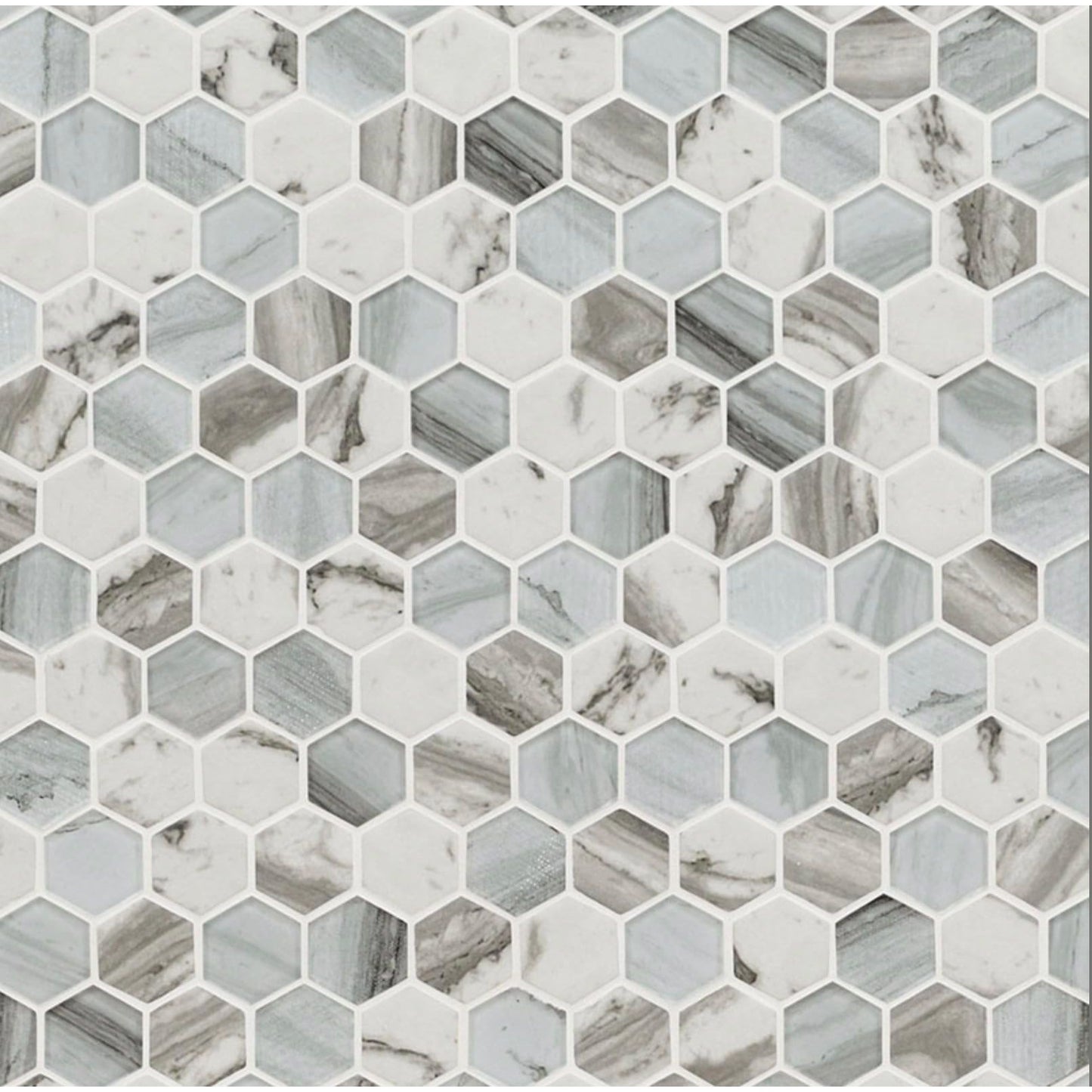 2" Esperanza Hexagon Mosaic Tile 11.73x11.89 - Hey Tiles