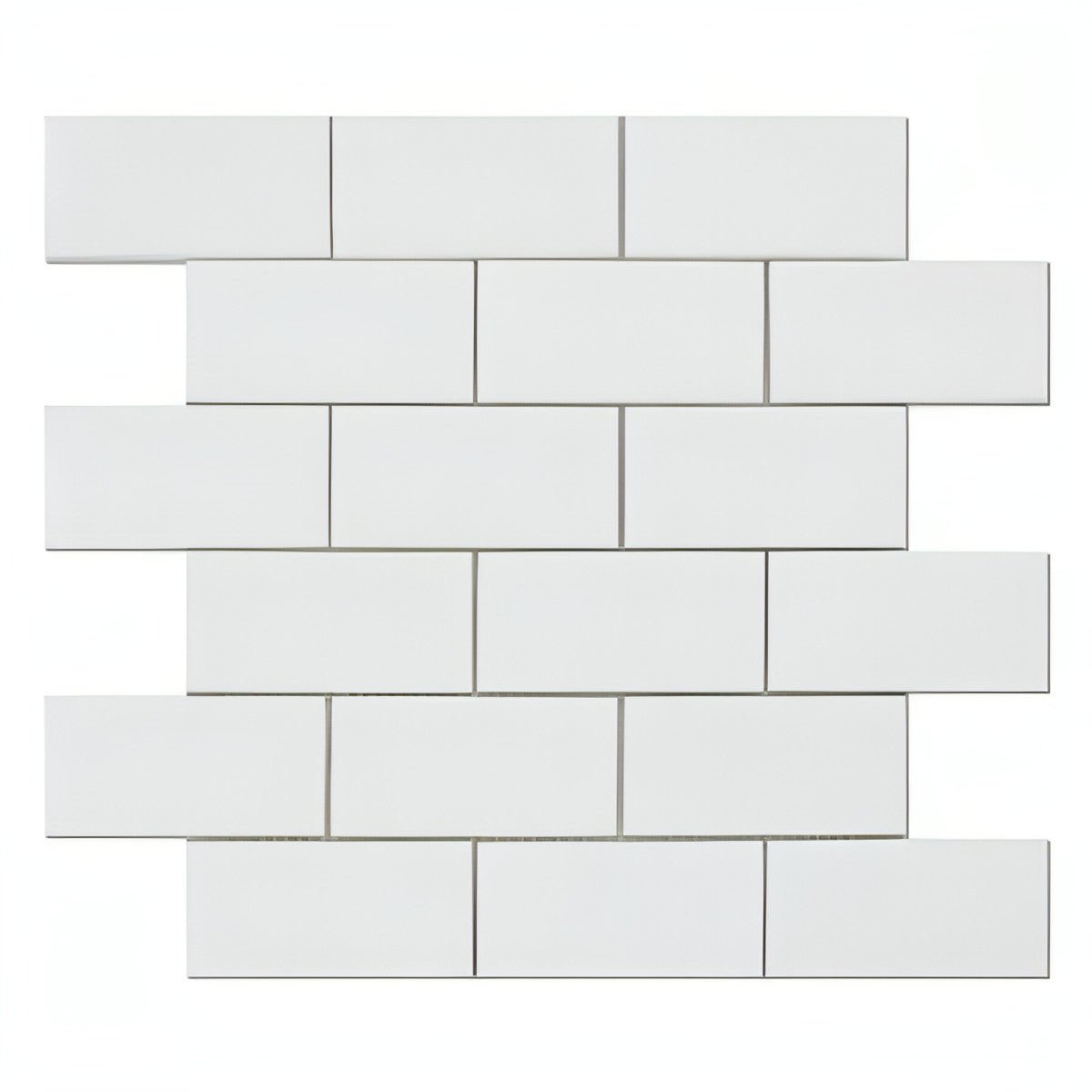 2x4 Thassos White Marble Brick Mosaic Tile - Hey Tiles