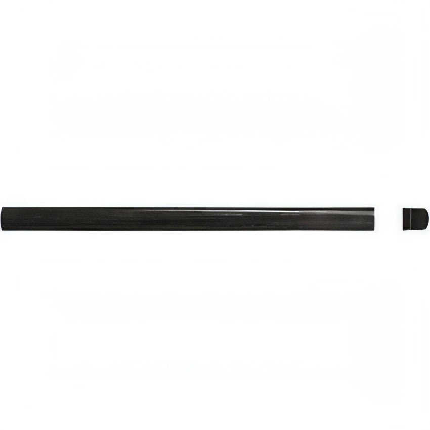 3/4 x 12 Black Granite Pen Molding Polished - Hey Tiles