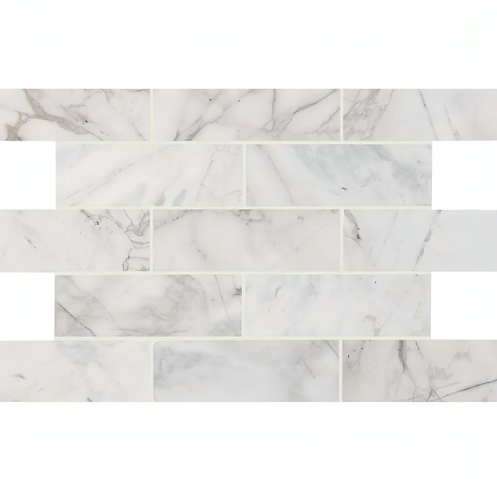 4x12 Calacatta Cressa Honed Marble - Hey Tiles