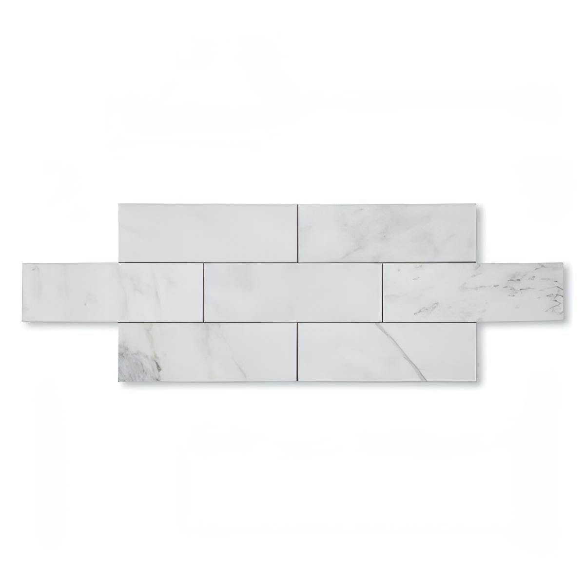 4X12 Carrara White Tile Subway Tile - Hey Tiles