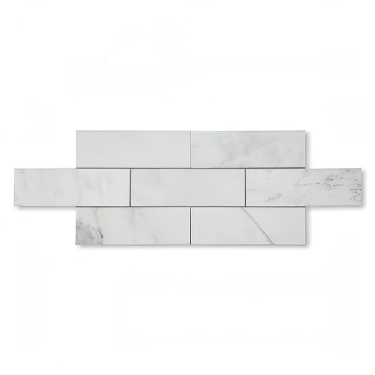 4X12 Carrara White Tile Subway Tile - Hey Tiles