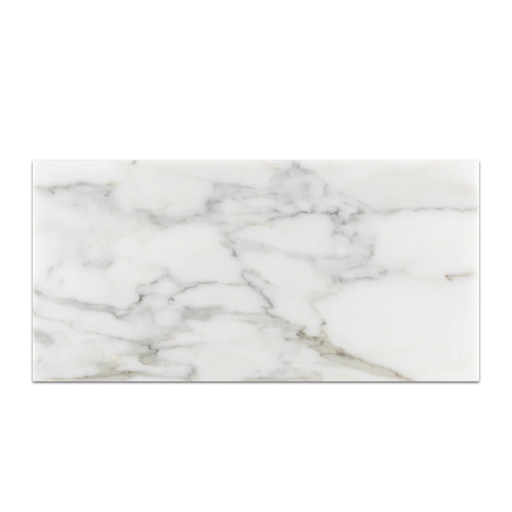 6X12 Calacatta Gold Subway Marble Tile - Hey Tiles