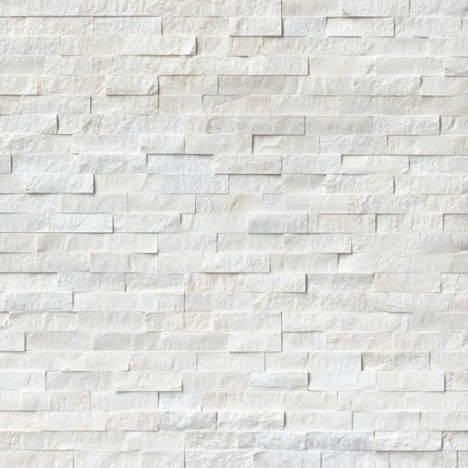 6x24 Cosmic White Stacked Stone – Hey Tiles