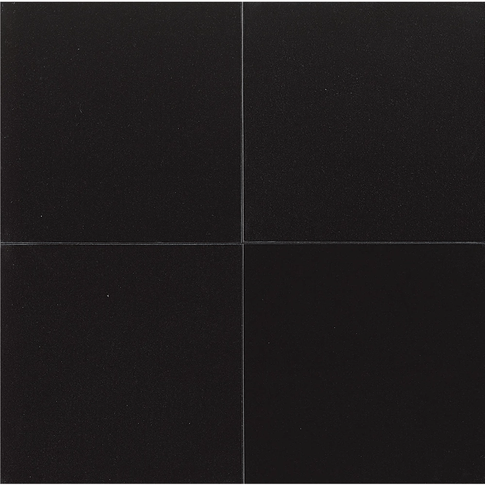 Absolute Black 24" x 24" Polished Granite Tile - Hey Tiles