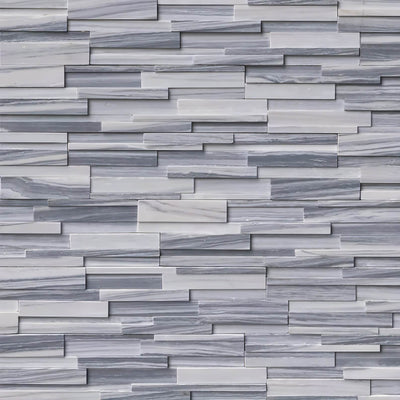 Alaska Gray 3D Honed 6x24 Panel - heytiles