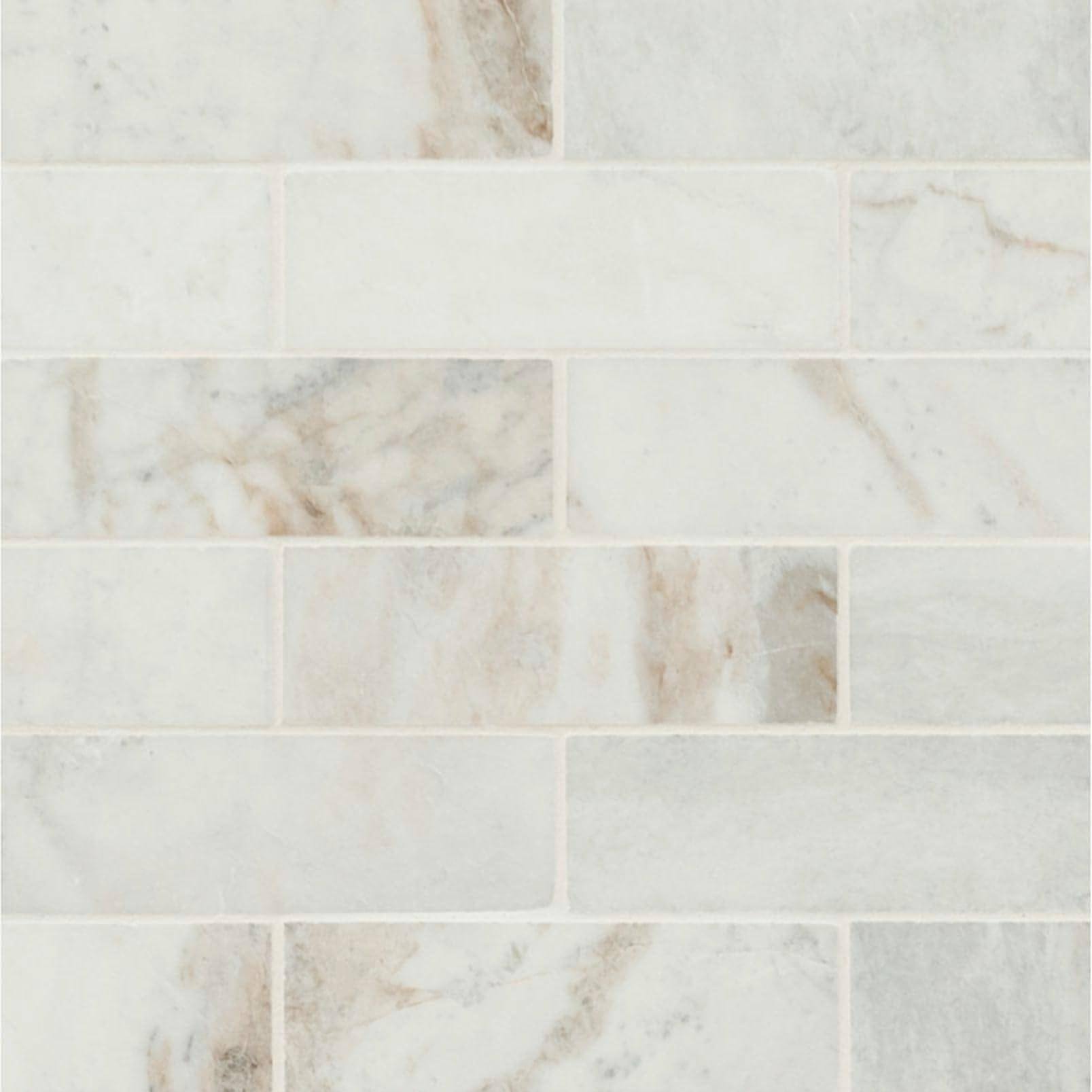 Arabescato Venato Calacatta White 2x6 Honed - Hey Tiles