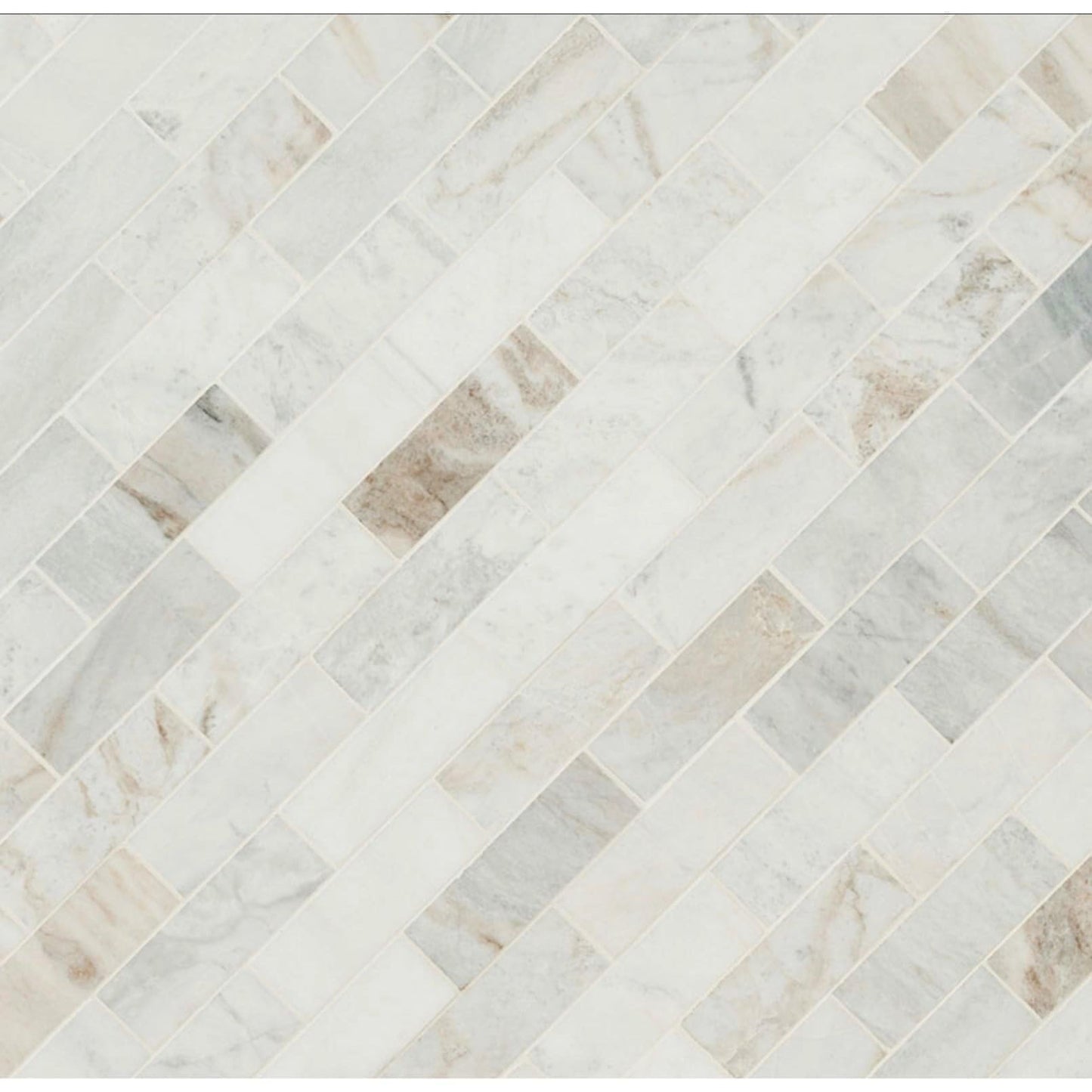 Arabescato Venato Calacatta White 2x6 Honed - Hey Tiles