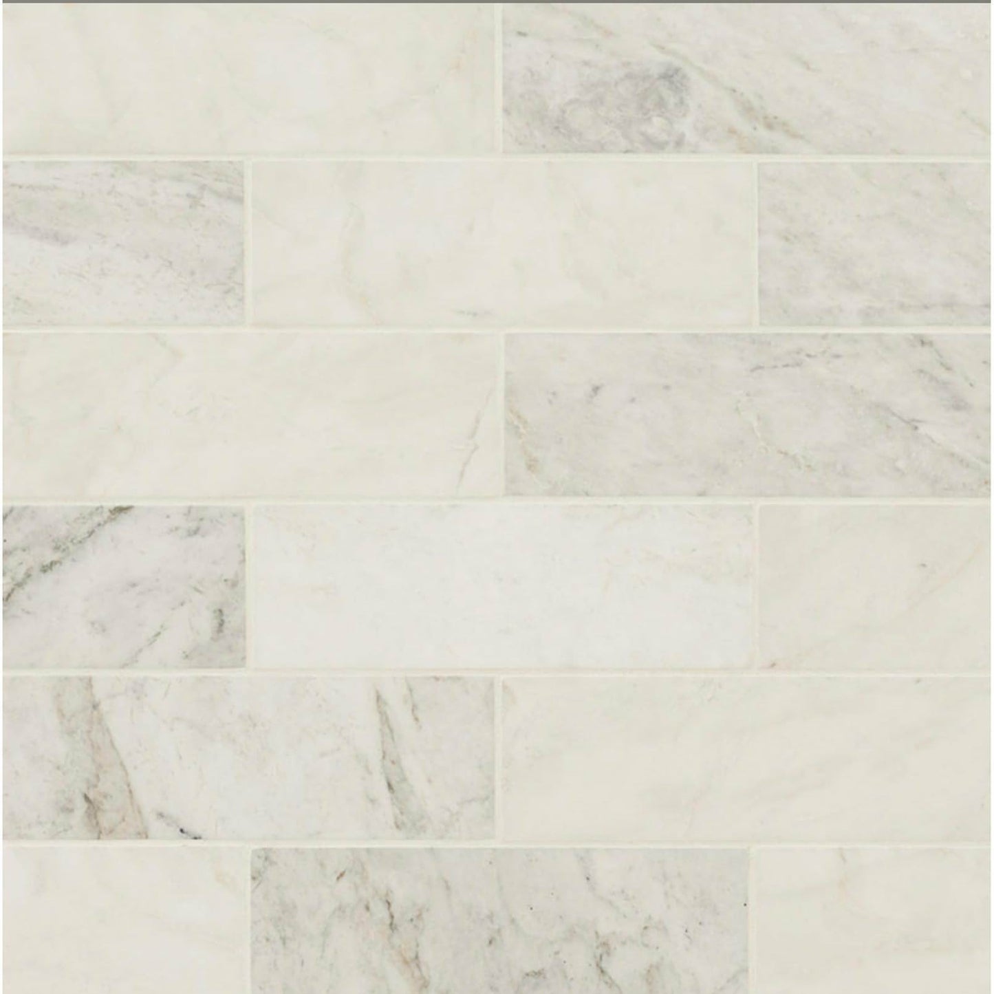 Arabescato Venato Calacatta White 4x12 Honed - Hey Tiles