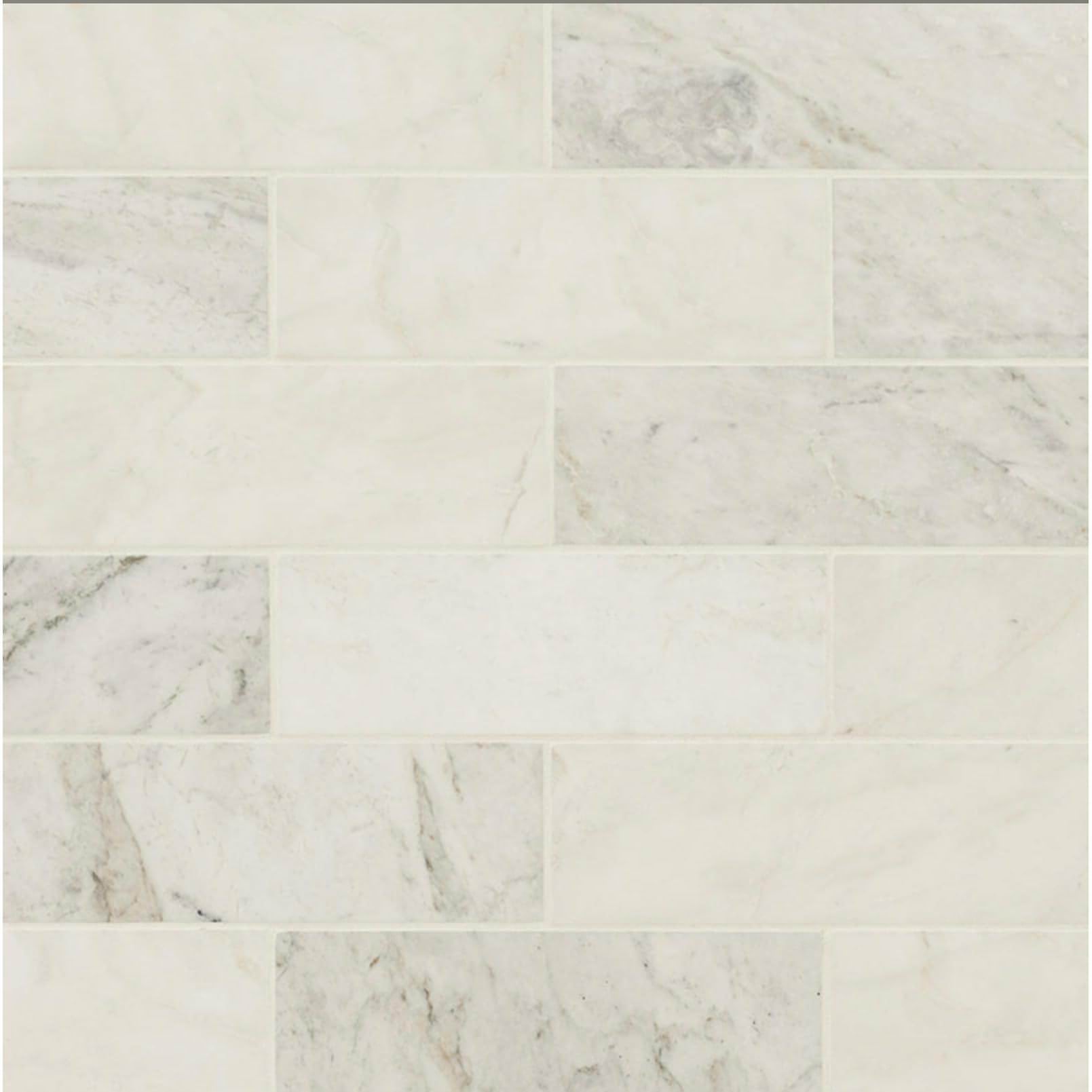 Arabescato Venato Calacatta White 4x12 Honed - Hey Tiles