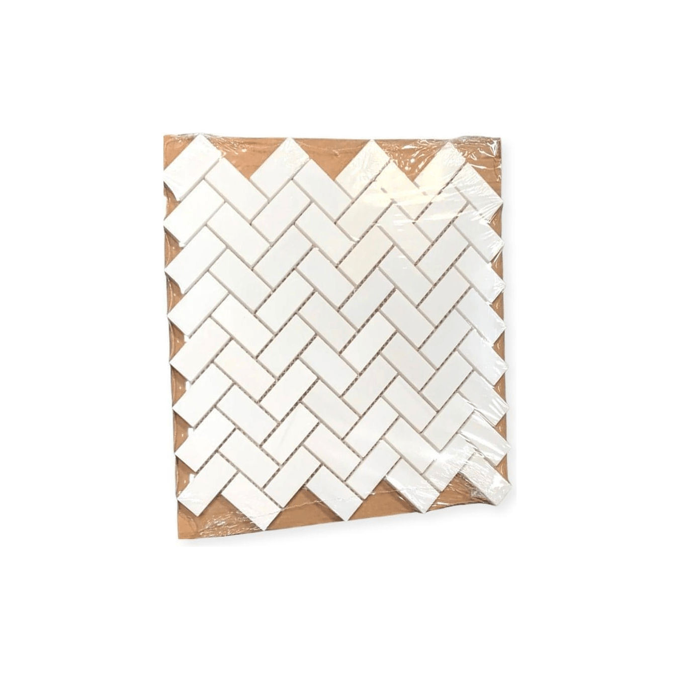 Bianco Dolomite 1" X 2" Herringbone Mosaic - Hey Tiles