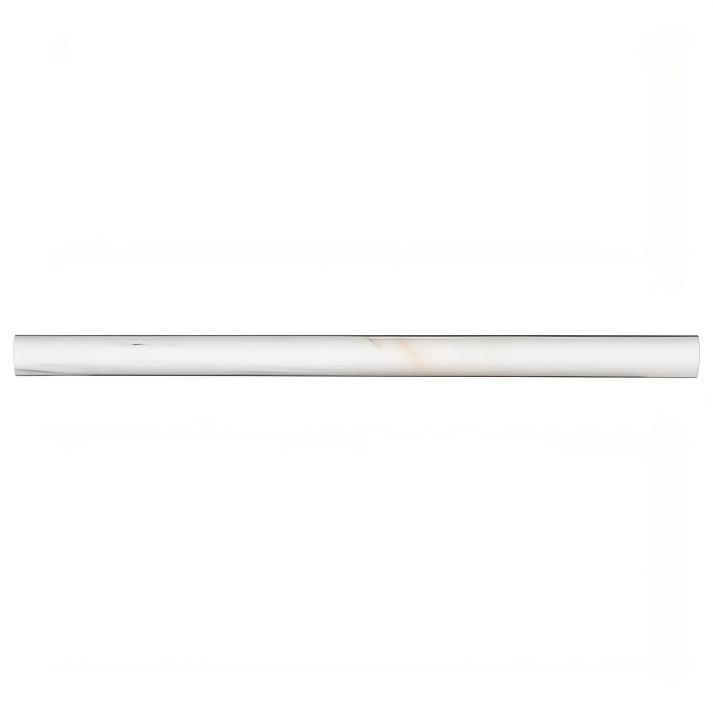 Bianco Dolomite Pencil Molding 3/4x3/4x12 - Hey Tiles