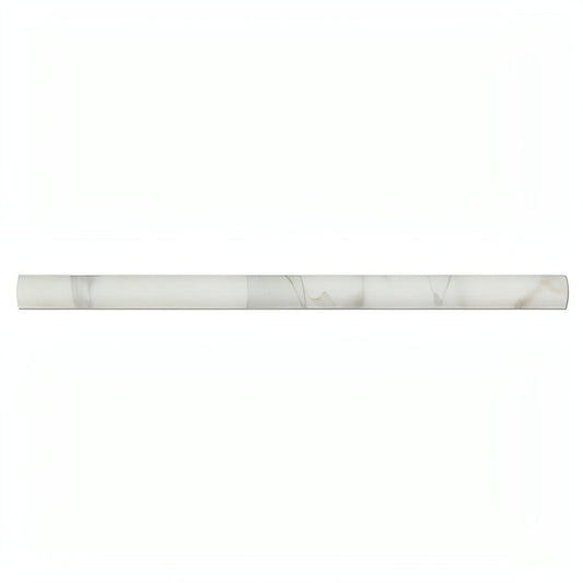 Calacatta Gold Marble 3/4 X 12 Bullnose Liner - Hey Tiles