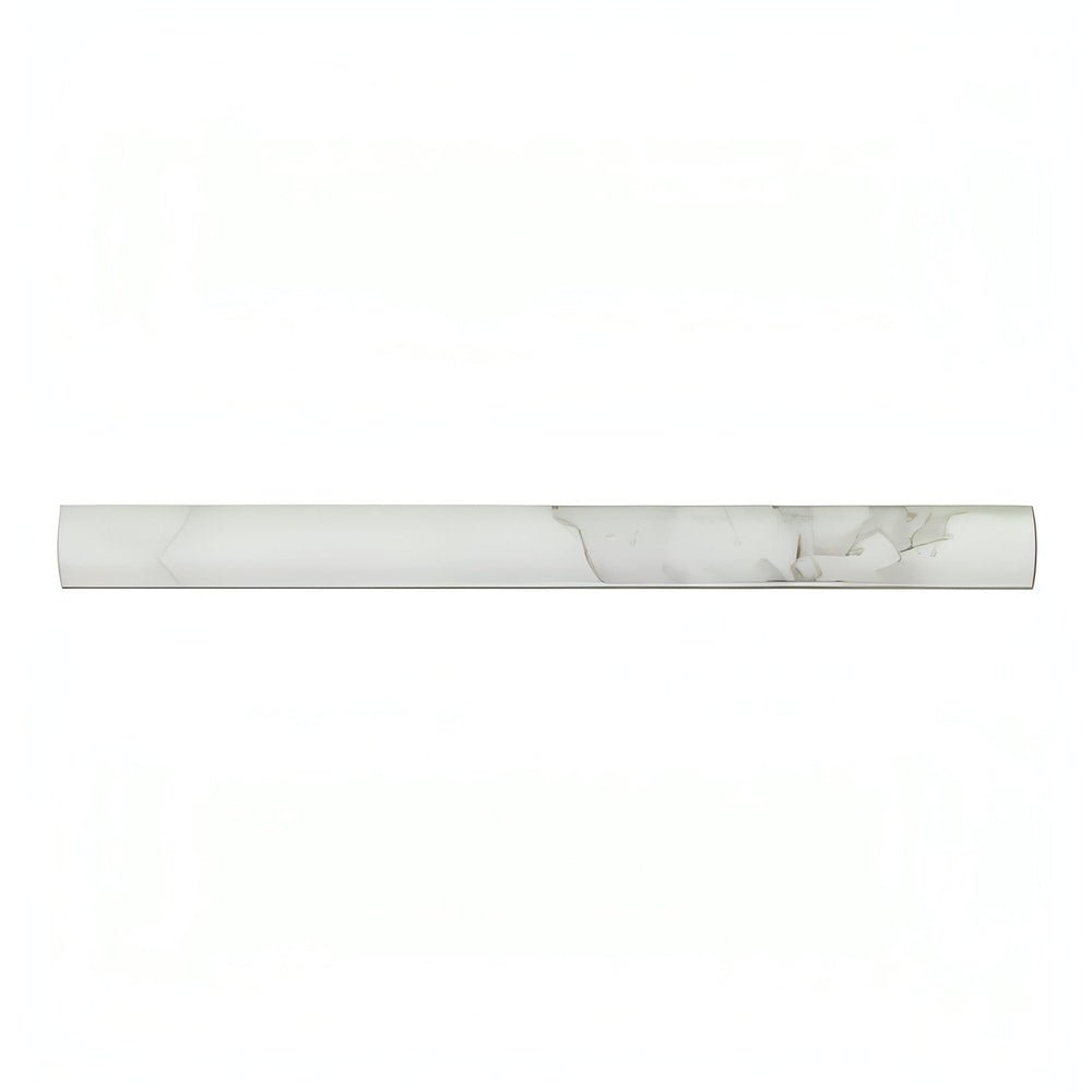 Calacatta Gold Marble Polished Quarter - Round Trim Molding - Hey Tiles