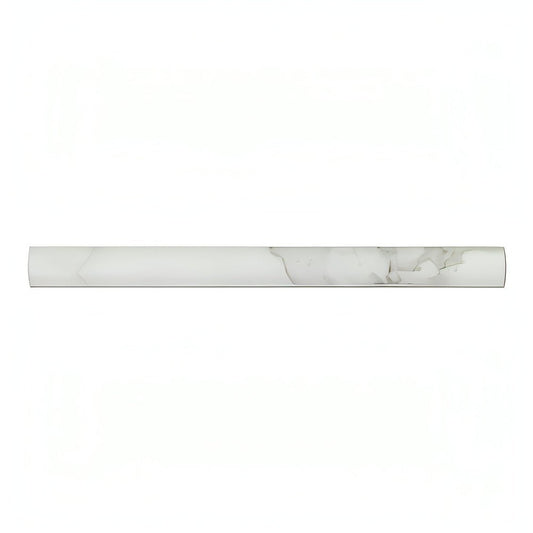 Calacatta Gold Marble Polished Quarter - Round Trim Molding - Hey Tiles