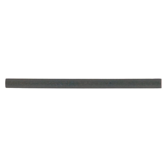 Celine 0.5" x 8" Matte Porcelain Jolly Trim in Black - Hey Tiles