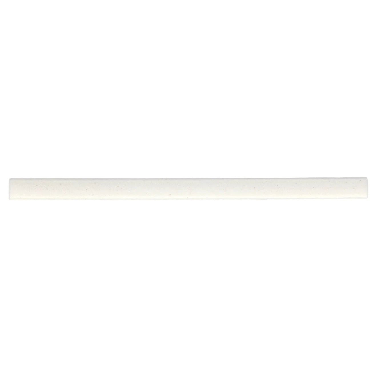 Celine 0.5" x 8" Porcelain Jolly Trim in White - Hey Tiles